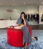 Light Blue Cape 3 Piece Outfit Women Solid Slim Blouse Asymmetrical Hem Midi Skirt Lady Formal Office Matching Set