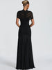 Patchwork Sexy Hollow Out Sheer Mesh Women Maxi Dress Turtleneck Ruched Dress Spring Slim Elegant Party Evening Dress