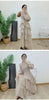 Spring Ruffles Pleated Dress Women Round Neck Flare Sleeves Loose Chic Long Length Female Party Clothes 2DA3391
