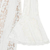 Autumn Off-Shoulder Maxi Dress Elegant Lace Flare Sleeves Red Evening Party Dress Women's Cocktail Dress