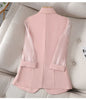Blazer Women Suit Jacket Female Feminine Blazers Notched Collar Business Suit Elegant Office Ladies Blaser Outwear