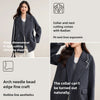 Women's 100% Wool Blazer Tailored Coat Winter Classic Suit Jacket Elegant Lady Warm Windproof Outerwear W54OA8778
