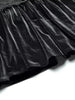 Women's Velvet Maxi Dress Hollow out Stand Collar Half Sleeve Elegant Party Spring