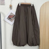 2026Winter Korean Drawstring Casual Versatile Pants Large Size Women's Loose Wide-Leg Scimitar Bloomers Trousers Female Pantalon