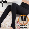 Autumn Winter Fleece Lined Pearl Velvet Over-the-Knee Leggings for Women Thickened Warm Tights for Cold Weather