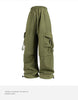 Women Cargo Pants Loose Comfortable Breathable Lightweight Multiple Pockets Cargo Long Pants Fitness Running Casual Pan