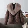 Winter Down Jacket Women Parkas High-Quality Warm Fur Collar Cotton Padded Coat Ladies Short Female Outerwear
