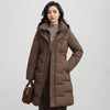 Women's Down Cotton Jacket Korean Version Versatile Lady Cotton Padded Outerwear Slim Temperament Ladies Winter Parka Coat