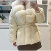 Faux Fur Neck Short Jackets Women Long Sleeve Ruff Thicken Loose Outerwear Female Autumn Winter Chic Daily Coats
