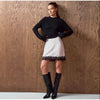 Vintage Print Zip Up Jacket 2 Piece Set Stand Collar Loose Coat High Waist Casual Shorts Women Autumn Retro Suit