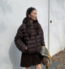 Fall Lightweight Hooded Puffer Jacket Russian Winter Women Zip Up Solid Warm Cotton Padded Outerwear Quilted Coat Куртка