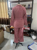 3 Pieces Herringbone Women's Suits Pants Set Top Bra+Blazer+Trousers or Skirt Formal Office Lady Prom Jacket Coat Winter Outfit