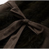 Fluffy Faux Fur Long Coats With Belt Women Winter Thicken Long Sleeve Lace Up Jackets Female Street Chic Outerwear
