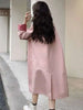 Contrasting Color Windbreaker For Women Lapel Long Sleeves Single Breasted Mid Length Trench Coat Spring 2DA8980
