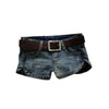 Women Booty Shorts Skinny Low Waist Sexy Mini Jeans Short Zippers Slim Without Belt Female Denim Pants