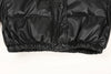 Winter Parka Coat Women's Jacket Thick Warm Women Black PU Leather Coats Women Elegant Zipper Faux Leather Jackets Tops