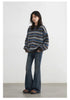 Women Jeans High Waisted Slightly Flared Slim Female Denim Pants Blue Ladies Trousers Autumn Winter