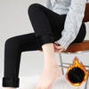 Women's Fleece Warm Winter Jeans Thicken Elastic Skinny Pencil Pants Korean Slim Plush Thermal Leggings Trousers