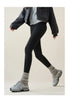 Winter Thermal Fleece Lined Leggings Women's Outdoor Wear Thickened Plush Trousers Cold Weather Warm Pants Woman Clothing