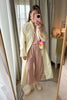 Women Fall/Autumn trench coat Female outerwear blue Khaki