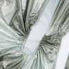Sexy Gradient Color Irregular Ribbon Dresses Woman Deep V Long Sleeve Shirring Bodycon Dress Elegant Party Clubwear
