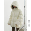Women Down Coats Solid Loose Hooded 90 White Duck Down Down Jacket Puffs Female Outerwear Autumn Winter