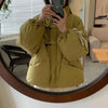 Women's Jacket Korean Version Stand Collar Short Cotton-padded Jacket Thickening Warm Parkas Winter Vintage Coat