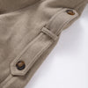 Elegant Women's Short Woolen Coats Stand Collar Double Breasted Long Sleeve Female Jacket Autumn Winter Lady Warm Outwear