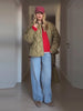 Solid Women's Cotton Coats O-Neck Full Sleeve Loose Zippers Lady Thicken Padded Coat Winter Casual Female Jackets