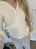 Twisted Flower Knitted Cardigan Sweater Women Autumn Long Sleeve Hooded Zipper Short Coat Streetwear Sweaters Y2K Tops