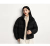 Down Jacket Women Winter Puffer Down Fill Goose Down Waterproof Oil-proof Stain-proof Stand Collar Coat Women