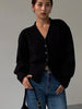 Autumn Sweater Cardigan Coat Women Korean Casual Elegant Long Sleeve Knitted Tops Knitwear Outwear Pull Femme