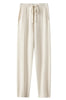 Cashmere Sweatpants Women Autumn Winter High Waisted Drawstring Pants Casual Knitted Harem Pants