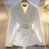 Autumn Women Blazer Long Sleeved Office Casual Elegant Suit Jacket Lady Slim Work Female Blazers Outerwear