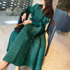 Pleated French Dress for Women In The Spring and Autumn of We Can Deliver One Piece From Stock Maxi Dress for Women