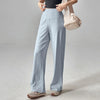 Women's Pants With Pockets High Waist Stretch Loose Sweatpants Nake-Feeling Sports Leisure Yoga Workout Pants