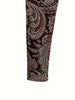 Size 1XL-5XL Women's Boho Paisley Print Elastic High Rise Skinny Leggings and Leisure Women Leggings