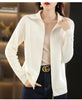 Autumn Winter Long Sleeved Knitted Cardigan Woman Zipper Casual Knitting Sweater Jacket Female Knitwear Top