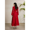 Spring Autumn High End Elegant Birthday Party Women's Dress French Hook Flower Single Breasted Slim Lace Long Dress S89