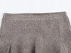 Ladies Elegant Knit Gray Dress Suits Button Loose Cardigans+Ruffles Mini Skirts Sets Winter Women 2 Piece Sets