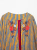 Women's Jackets Coats Autumn Striped Floral Embroidery Jacket Women Coats Vintage Female Outerwear Chic Tops
