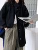 Temperament Short Trench For Women Lapel Single Breasted Solid Color Pockets Design Coat Spring Autumn 2Z2225
