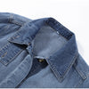 Chic Stand Collar Denim Cropped Jackets Women Loose Zipper Pockets Full Sleeve Female Coats Spring Lady Outwear Street