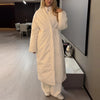 Women Autumn Winter Kimono Long Parka Thick Warm padded long Coat for cold winter