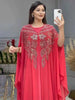 Abayas For Women Dubai Chiffon Boubou Muslim Dress Caftan Marocain Wedding Party Occasions Djellaba Femme