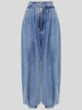 High Waist Zipper Jogger Jeans Trousers Women Loose Casual Vintage Lantern Pants Fall Baggy Jeans Street