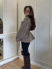 Casual Solid Woolen Loose Coats Women Belt Stand Collar Full Sleeve Zippers Lace Up Coat Female Autumn Lady Outwears
