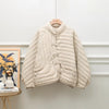 Women Ultralight White Duck Down Jacket Over Size Loose Casual Autumn Winter Outwear Vintage Coat