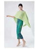 Pleated Shawl Coat For Women Slash Neck Solid Color Headcloth Scarf Versatile Coats Spring 2Z2603