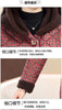 Winter Coat Vintage Velvet And Thickening Single breasted Cotton Coat for Women Fit Cotton Clip Warm Long Parka Plaid Coat